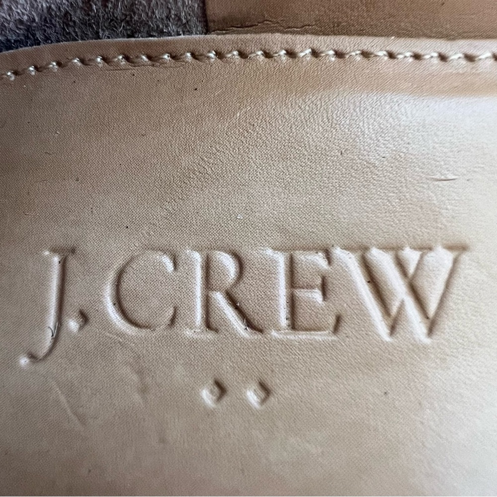 J. CREW CREAM BALLET FLATS with GOLD ACCENTS - Picture 2 of 12